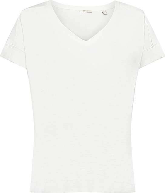 T-shirt Esprit z bawełny z krótkim rękawem