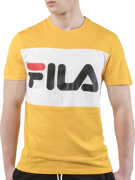 T-shirt Fila w sportowym stylu z krótkim rękawem z dzianiny
