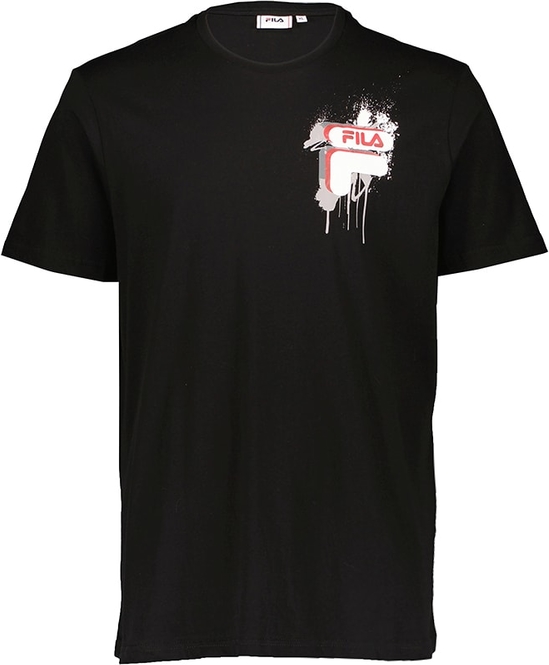 T-shirt Fila w sportowym stylu z krótkim rękawem z nadrukiem