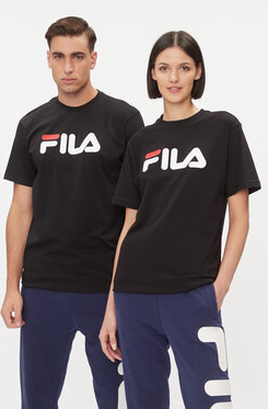 T-shirt Fila w sportowym stylu z okrągłym dekoltem