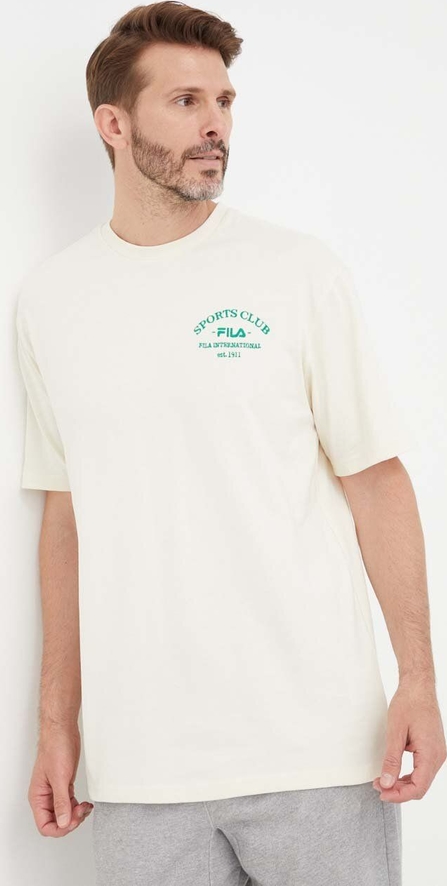T-shirt Fila z bawełny w sportowym stylu