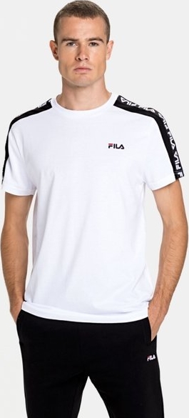 T-shirt Fila z bawełny z krótkim rękawem w sportowym stylu