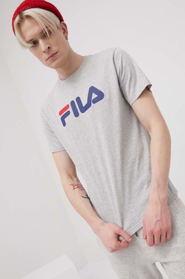 T-shirt Fila z bawełny z nadrukiem