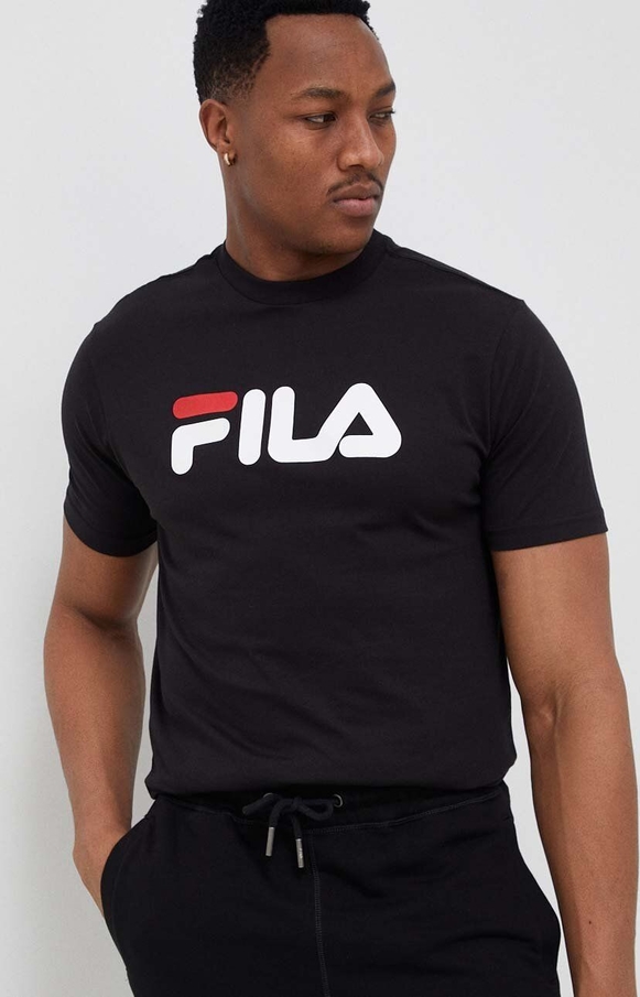 T-shirt Fila z krótkim rękawem w sportowym stylu