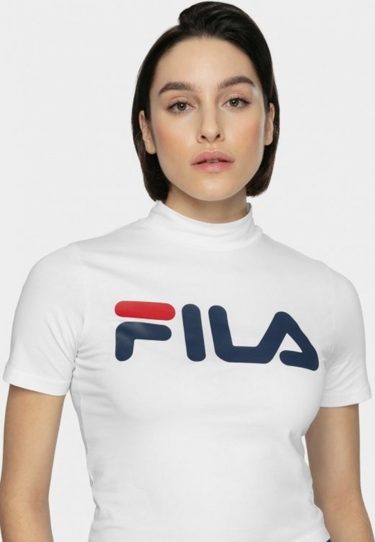 T-shirt Fila z okrągłym dekoltem w sportowym stylu