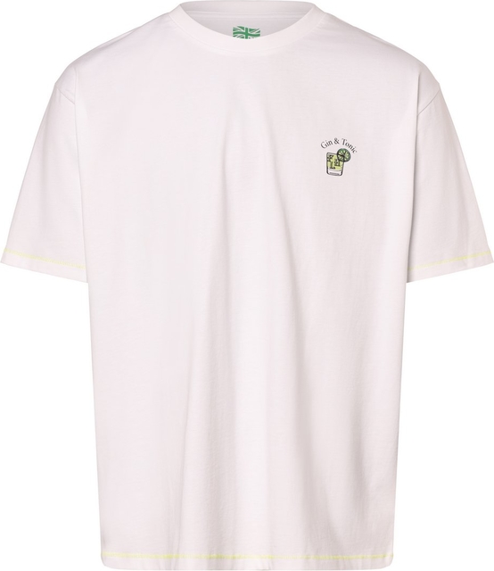 T-shirt Finshley & Harding w stylu casual z krótkim rękawem z nadrukiem