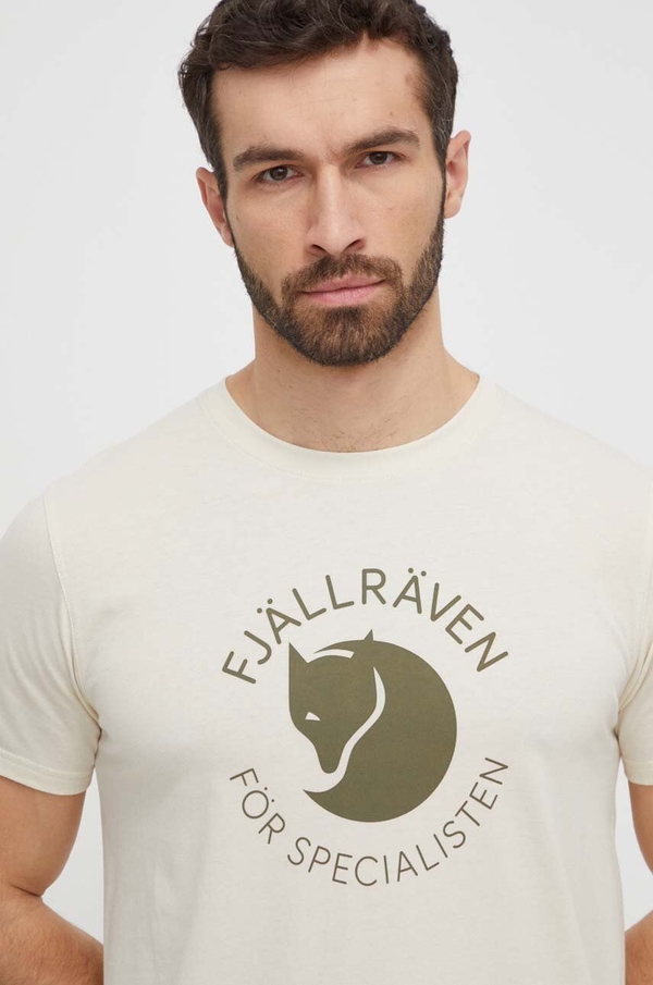 T-shirt Fjällräven w młodzieżowym stylu z nadrukiem