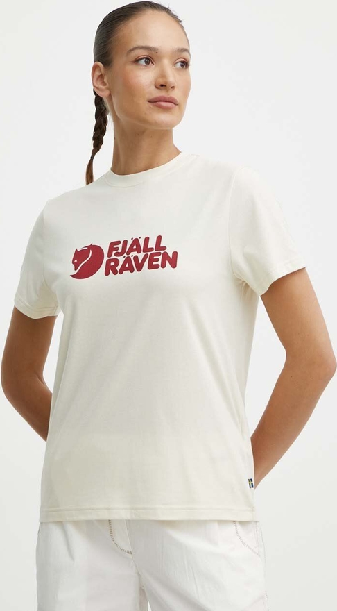 T-shirt Fjällräven z krótkim rękawem w młodzieżowym stylu