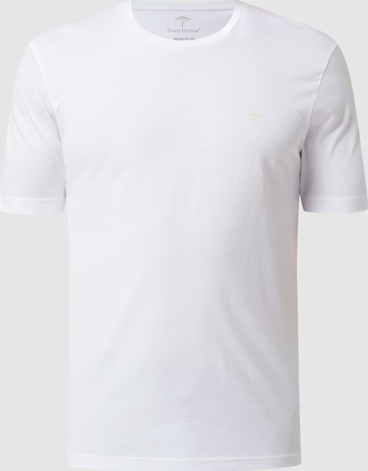 T-shirt Fynch Hatton z krótkim rękawem w stylu casual z bawełny