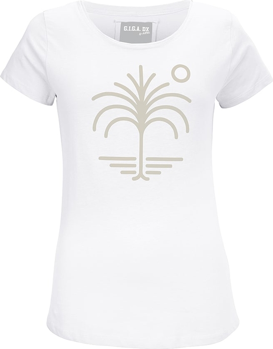 T-shirt G.i.g.a. z bawełny z krótkim rękawem z okrągłym dekoltem