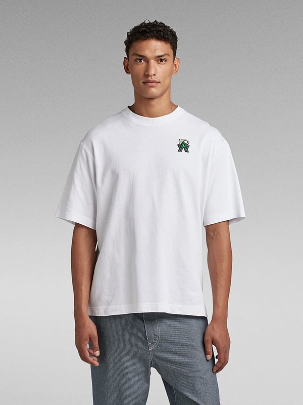 T-shirt G-star z bawełny w stylu casual z krótkim rękawem