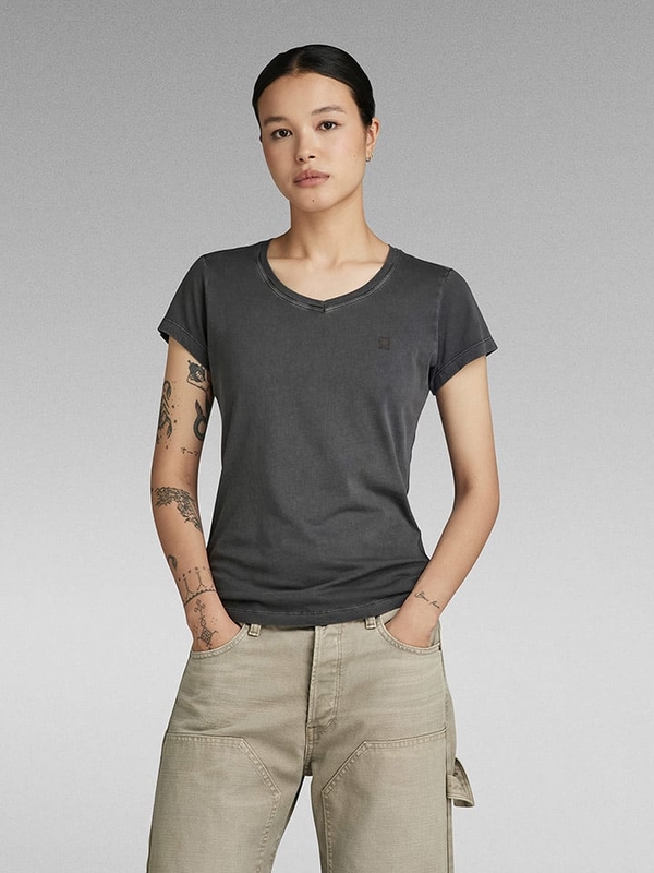 T-shirt G-star z krótkim rękawem w stylu casual z bawełny