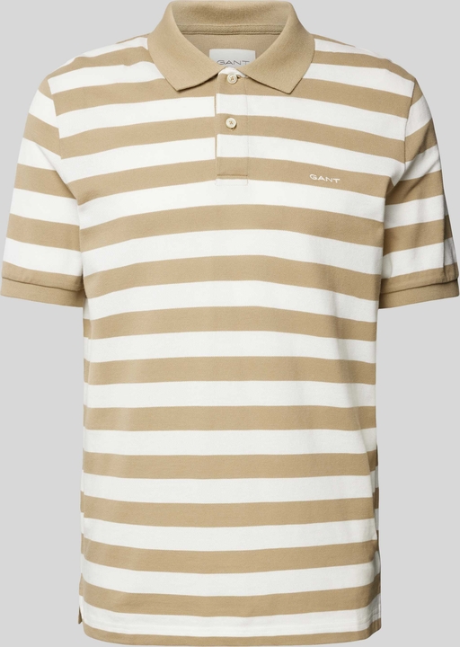 T-shirt Gant w stylu casual z krótkim rękawem z bawełny