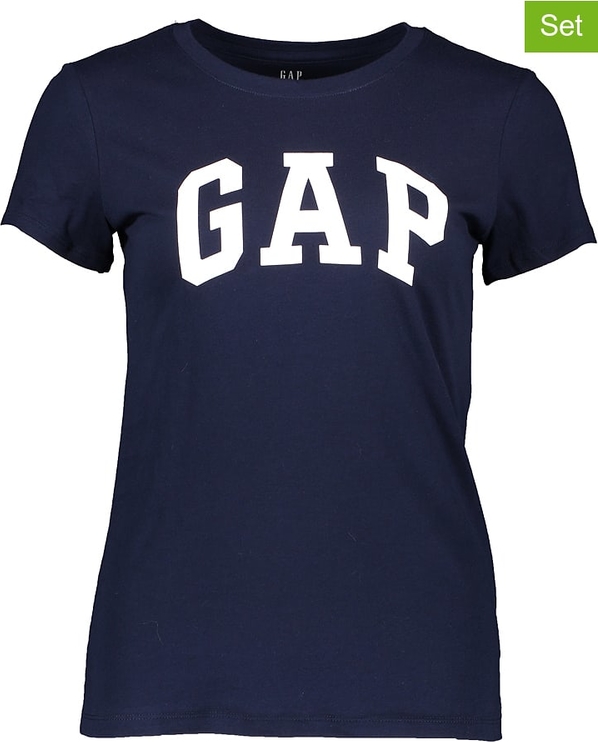 T-shirt Gap z bawełny z okrągłym dekoltem