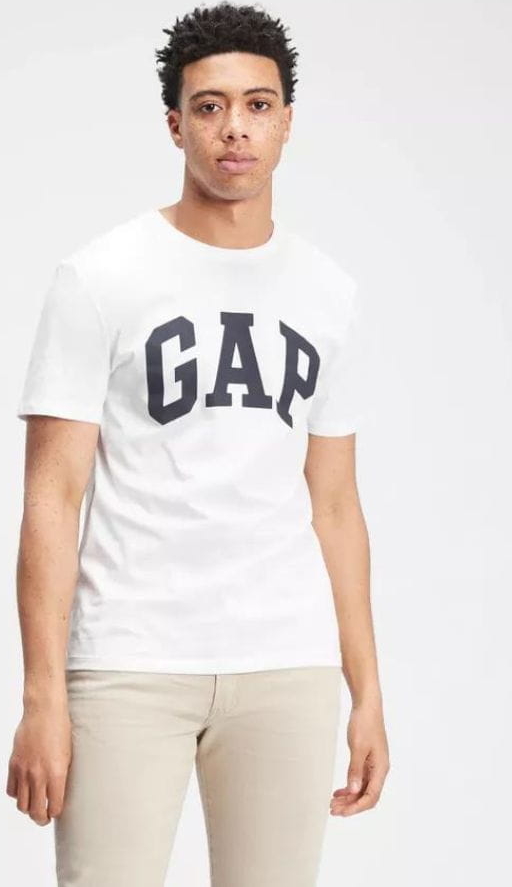 T-shirt Gap z krótkim rękawem w młodzieżowym stylu z bawełny