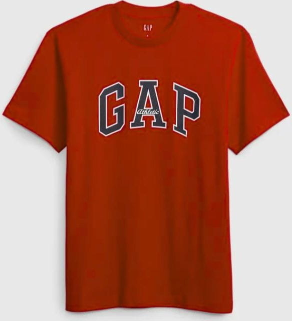 T-shirt Gap z krótkim rękawem z bawełny w młodzieżowym stylu