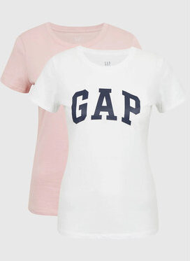 T-shirt Gap z krótkim rękawem z okrągłym dekoltem w młodzieżowym stylu