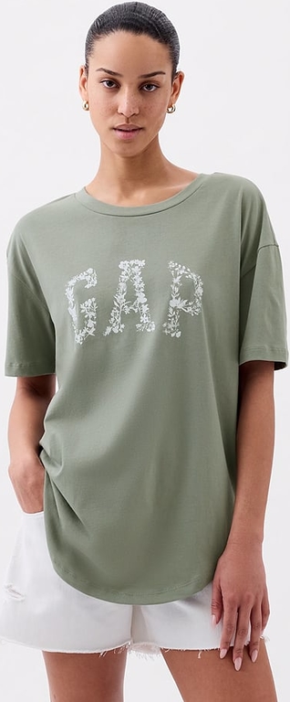 T-shirt Gap z okrągłym dekoltem z krótkim rękawem