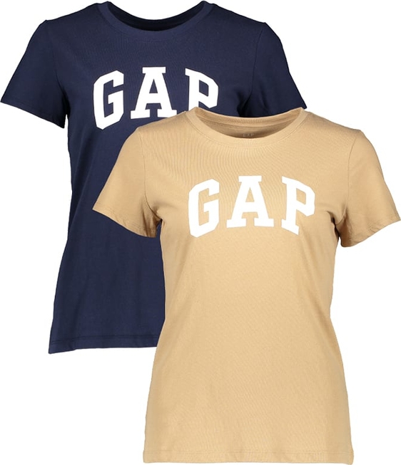 T-shirt Gap z okrągłym dekoltem z krótkim rękawem z bawełny