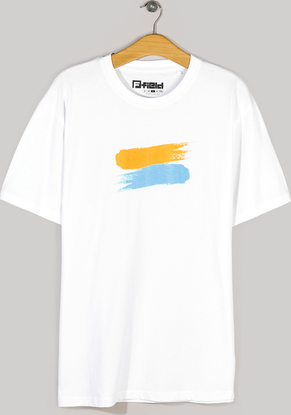T-shirt Gate z krótkim rękawem z bawełny w młodzieżowym stylu