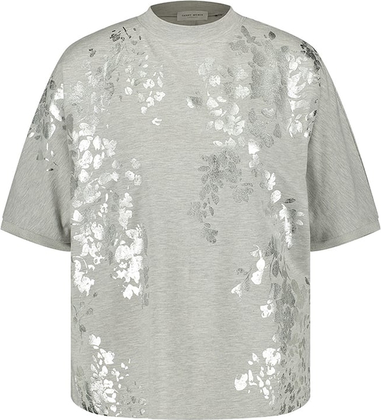 T-shirt Gerry Weber z nadrukiem z okrągłym dekoltem z bawełny