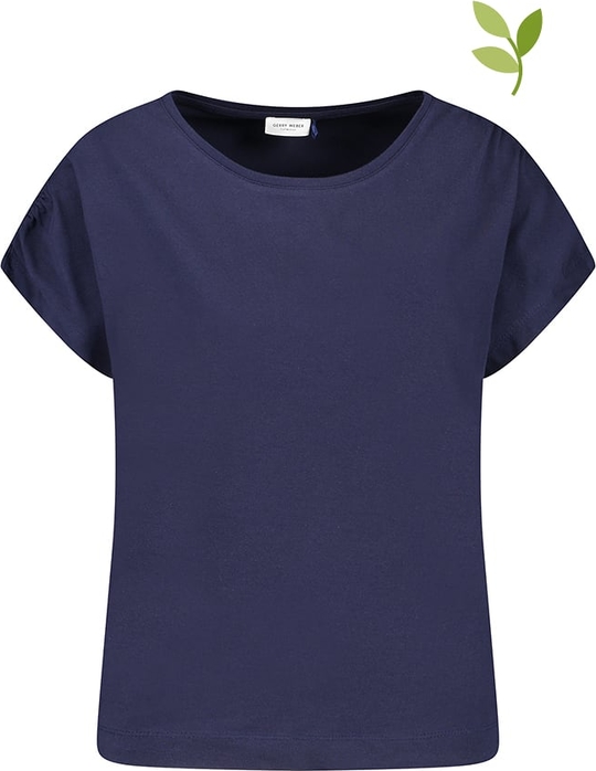 T-shirt Gerry Weber z okrągłym dekoltem w stylu casual z bawełny