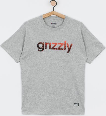 T-shirt Grizzly Griptape z żakardu z krótkim rękawem