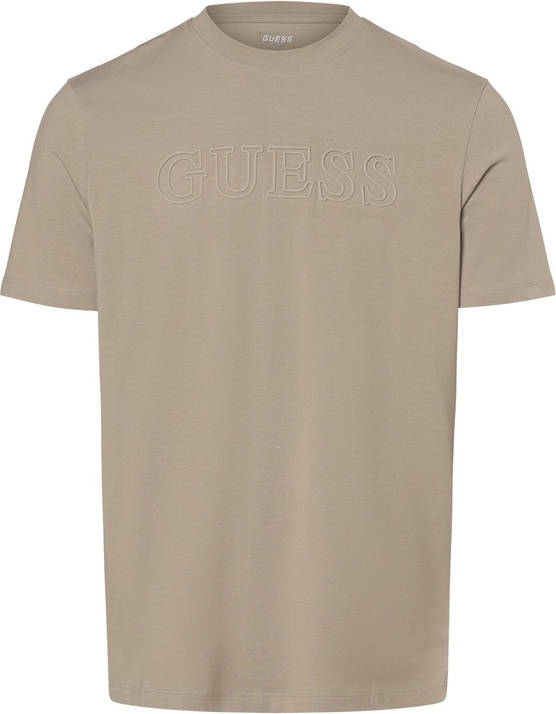 T-shirt Guess w stylu casual z nadrukiem