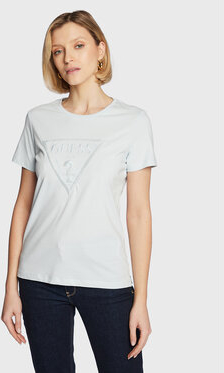T-shirt Guess w stylu casual z okrągłym dekoltem z krótkim rękawem