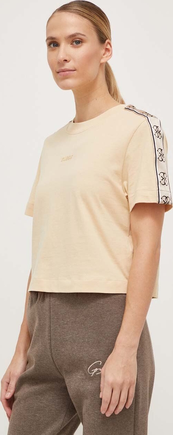 T-shirt Guess z bawełny z krótkim rękawem w stylu casual