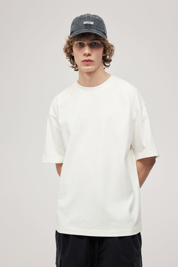 T-shirt H & M z bawełny