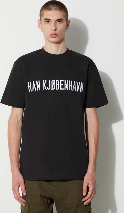 T-shirt Han Kjøbenhavn z bawełny