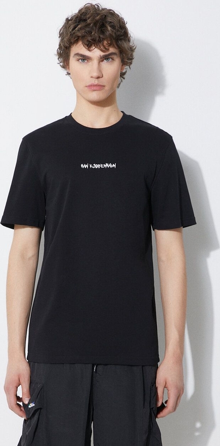 T-shirt Han Kjøbenhavn z bawełny z krótkim rękawem
