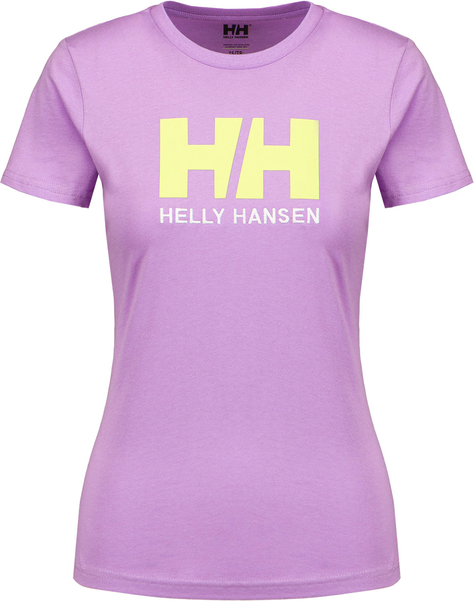 T-shirt Helly Hansen w młodzieżowym stylu z bawełny z krótkim rękawem