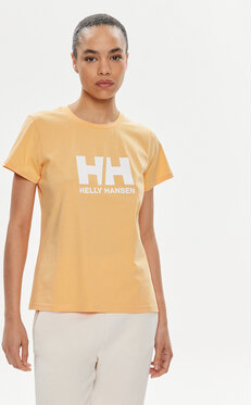 T-shirt Helly Hansen w młodzieżowym stylu z okrągłym dekoltem z krótkim rękawem