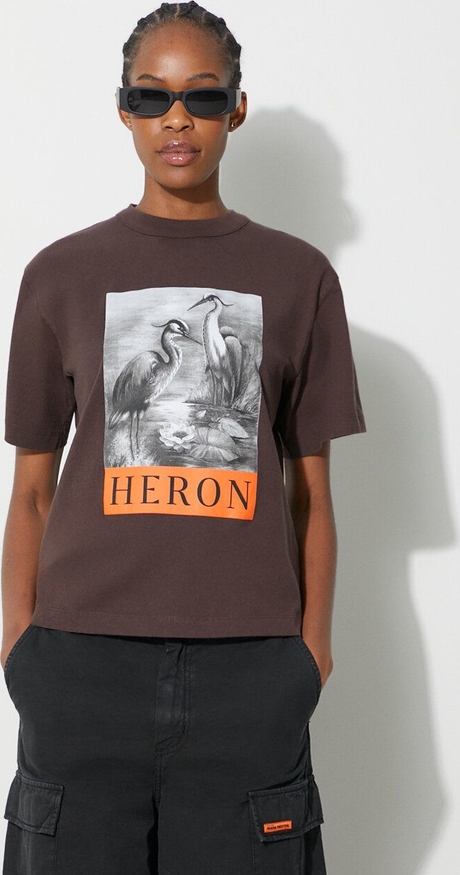 T-shirt Heron Preston z bawełny