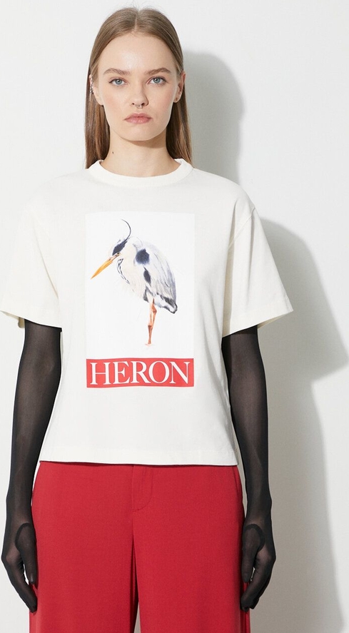 T-shirt Heron Preston z bawełny
