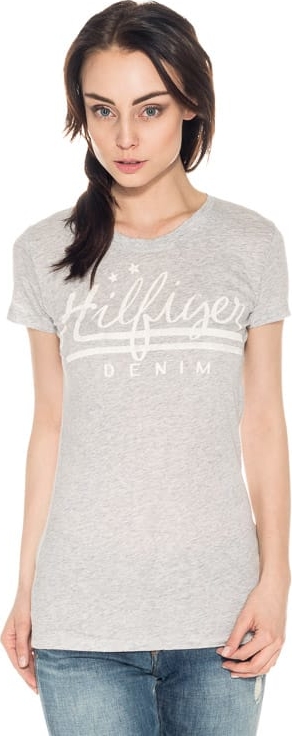 T-shirt Hilfiger Denim w młodzieżowym stylu
