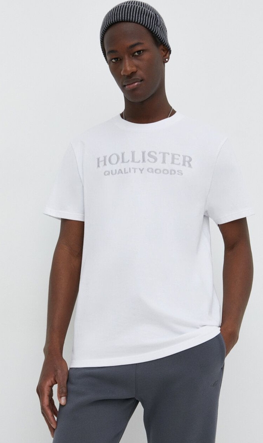 T-shirt Hollister Co. z bawełny