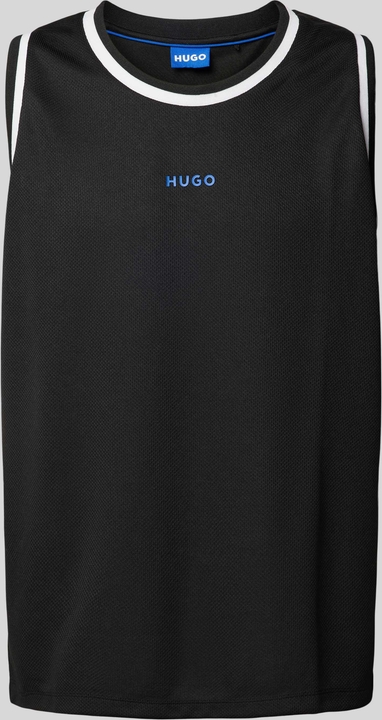 T-shirt Hugo Blue w stylu casual z nadrukiem