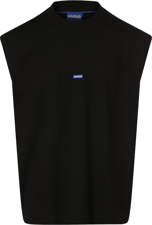T-shirt Hugo Blue z bawełny z krótkim rękawem