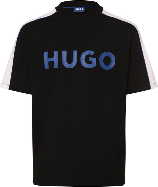 T-shirt Hugo Blue z bawełny z nadrukiem