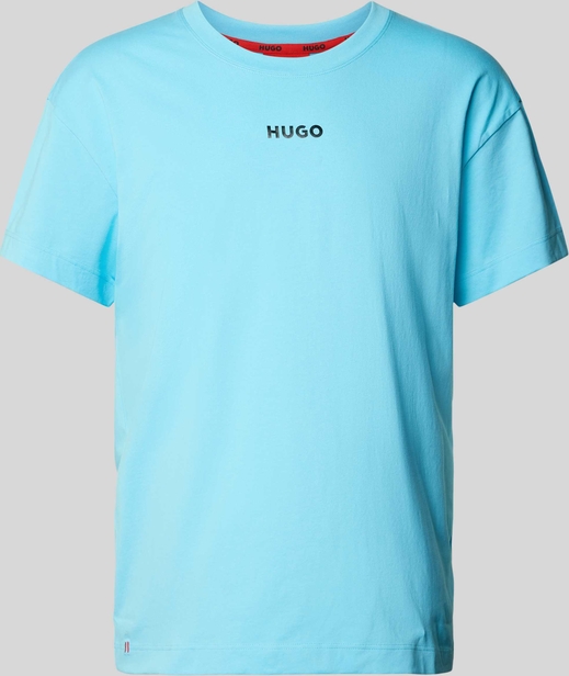 T-shirt Hugo Boss z bawełny z krótkim rękawem z nadrukiem