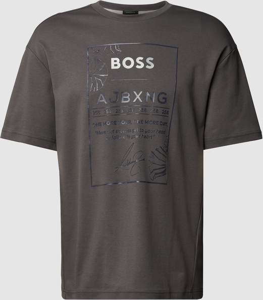 T-shirt Hugo Boss z bawełny z nadrukiem