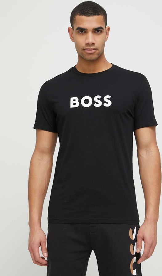 T-shirt Hugo Boss z dzianiny