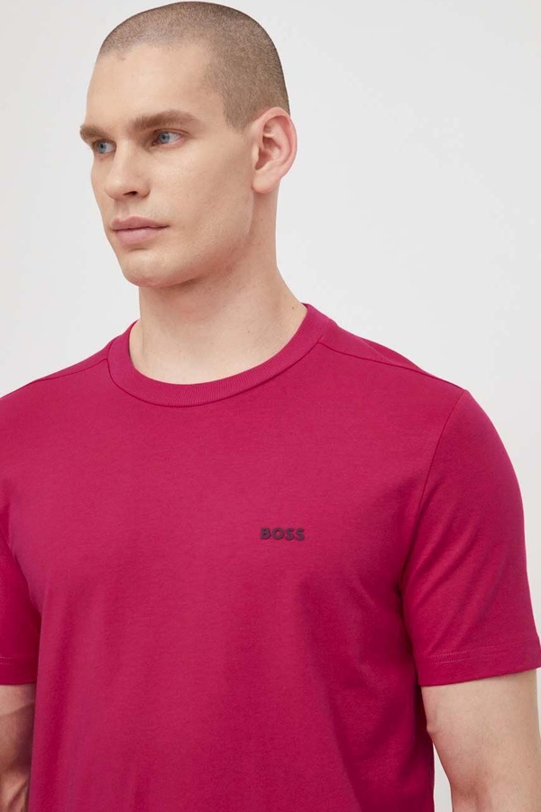 T-shirt Hugo Boss z nadrukiem z bawełny w stylu casual