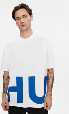 T-shirt Hugo Boss z nadrukiem z krótkim rękawem