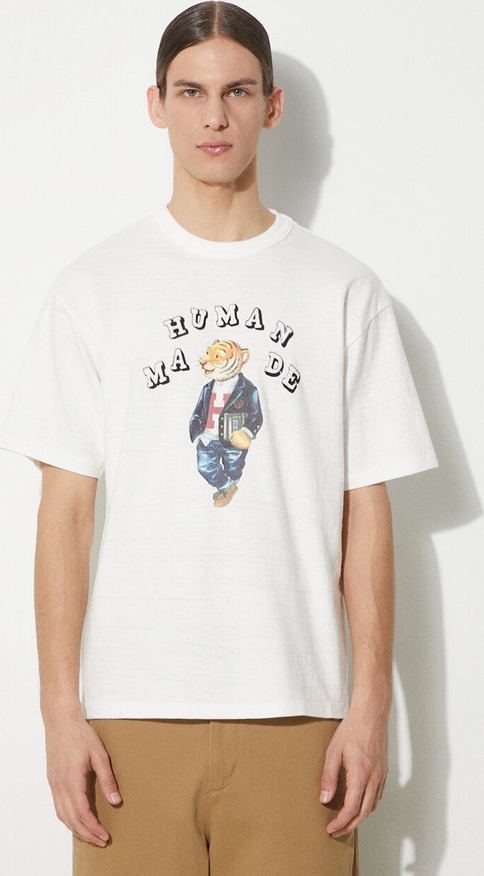 T-shirt Human Made z krótkim rękawem z nadrukiem w młodzieżowym stylu