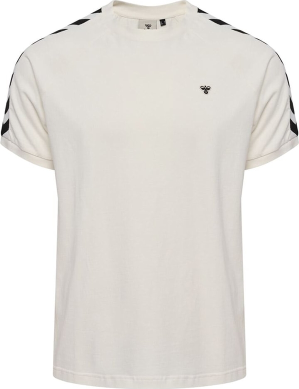 T-shirt Hummel w stylu casual z krótkim rękawem z bawełny