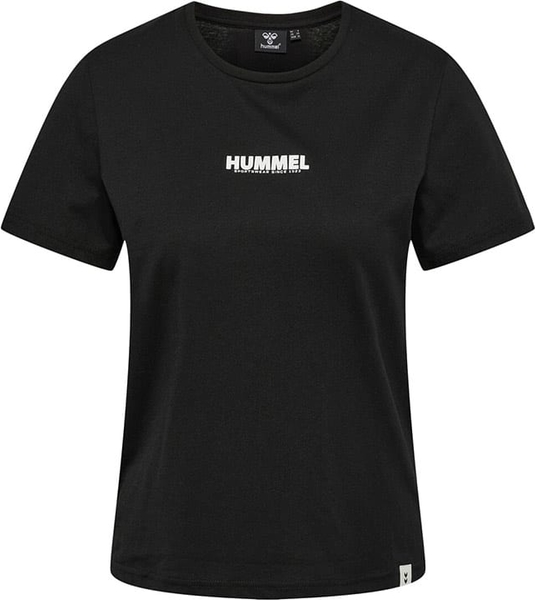 T-shirt Hummel z bawełny z okrągłym dekoltem